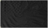 USA Black Embroidered 3'X5' Flag Rough Tex® 600D 2-Ply Nylon