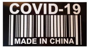 Covid-19 Made In China Bumper Sticker