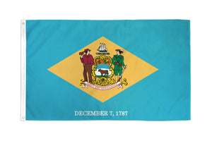 Delaware 12"x18" State Flag (With Grommets) ROUGH TEX® 68D Nylon