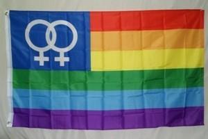 Double Female Pride 3'x5' 100D Flag Rough Tex ®