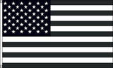 Black & White USA 3'X5' Flag Rough Tex® 100D