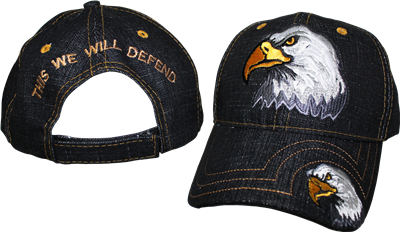 EAGLE WE DEFEND NAVY CAP