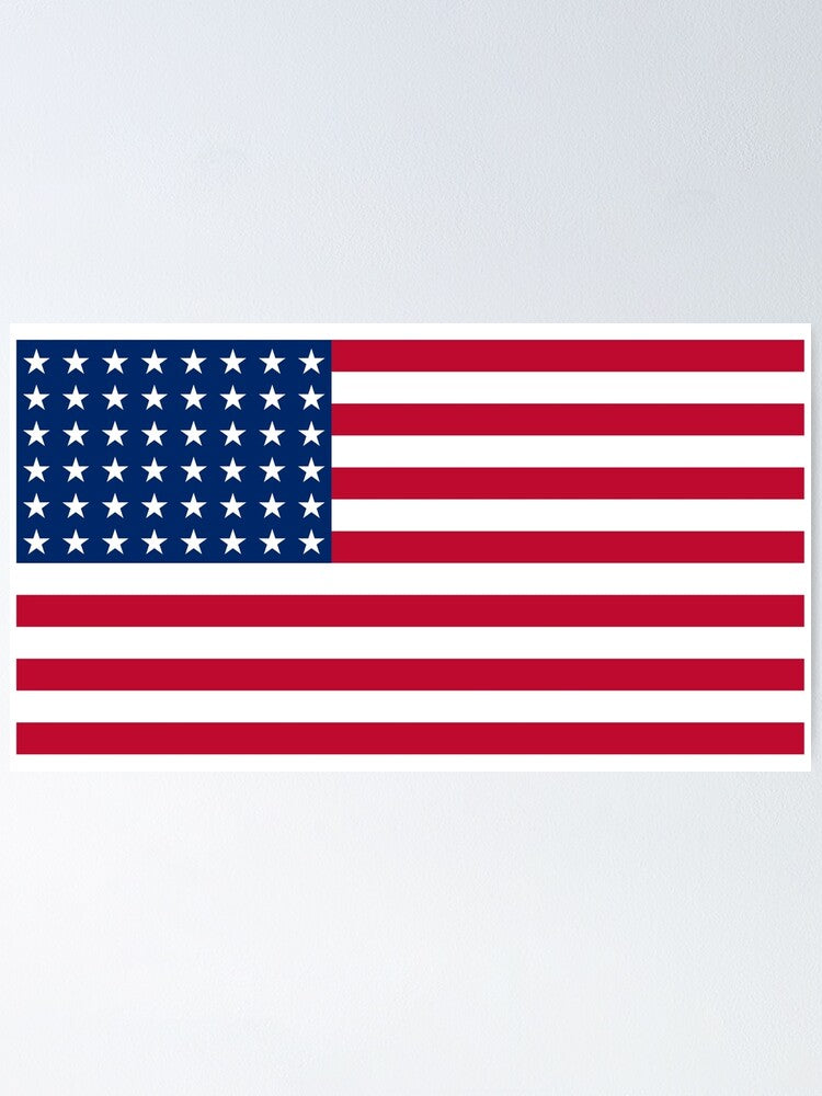 48 Stars USA Embroidered 3'X5' Flag Rough Tex® 150D