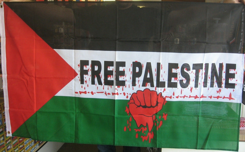 Free Palestine Fist 3'X5' Country Flag ROUGH TEX® 68D Nylon