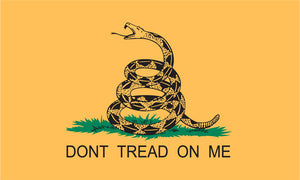 Gadsden Made In The USA Double Sided 3'X5' Flag Rough Tex® 100D