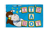 It's A Boy 3'X5' Flag Rough Tex® 68D Nylon