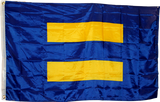 Human Rights Equality Blue Official Flag 3'x5' DuraLite®