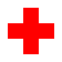 Red Cross 2'x3' Flag ROUGH TEX® 100D