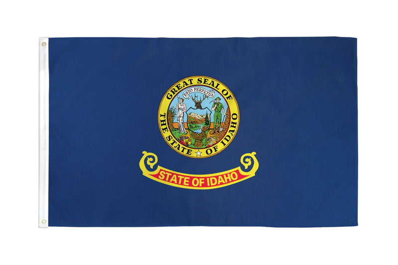 Idaho 12"x18" State Flag (With Grommets) ROUGH TEX® 68D Nylon