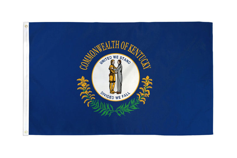 Kentucky 12"x18" State Flag (With Grommets) ROUGH TEX® 68D Nylon