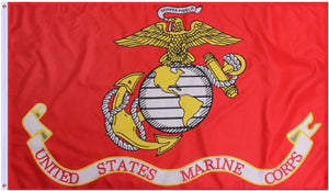 SMC US Marines U.S. Military 2'X3' Feet 100D Flag Rough Tex ® Expertly Printed