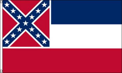 Mississippi 5'X8' Flag Rough Tex® 150D Nylon