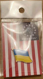 Ukraine Waving Flag Lapel Pin