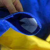 Ukraine Government Flag Sewn Cotton Canvas Bunting Sleeve 3x5 Feet