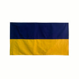 Ukraine Government Flag Sewn Cotton Canvas Bunting Sleeve 3x5 Feet