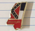 Mississippi State  Cloisonne Hat & Lapel Pin