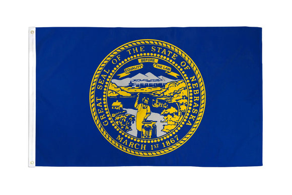 Nebraska 5'x8' State Flag ROUGH TEX® 68D