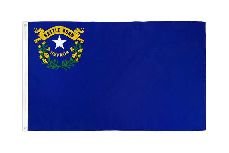 Nevada 12"x18" State Flag (With Grommets) ROUGH TEX® 68D Nylon