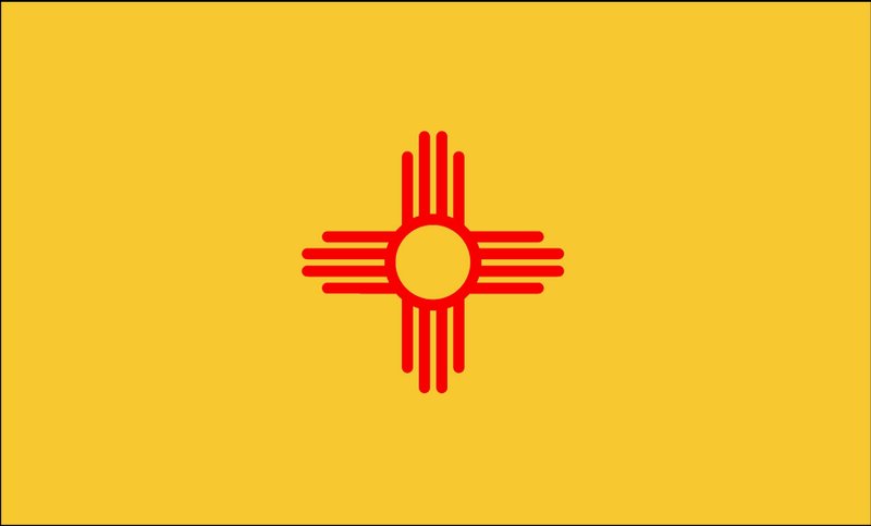 New Mexico 3'X5' Flag Rough Tex® 68D Nylon