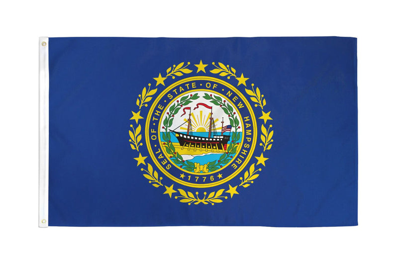 New Hampshire 3'X5' State Flag ROUGH TEX® 68D Nylon