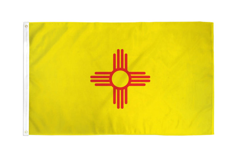 New Mexico 12"x18" State Flag (With Grommets) ROUGH TEX® 68D Nylon