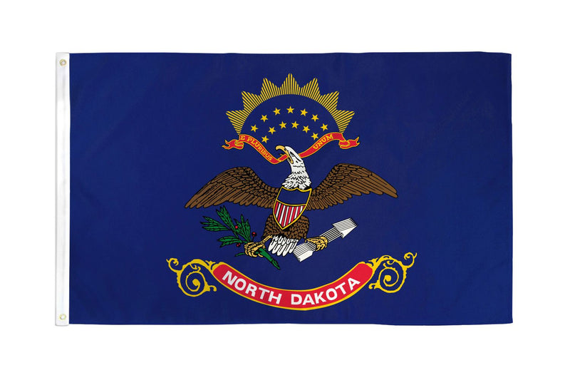 North Dakota 3'X5' State Flag ROUGH TEX® 68D Nylon