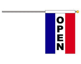 Open Banner Double Sided 3'X5' Flag Rough Tex® 100D