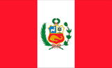 Peru Flag With Grommets 12'X18' Rough Tex® 100D