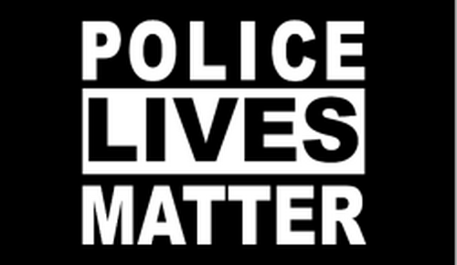 Police Lives Matter Black 3'X5' Rough Tex® 68D Nylon