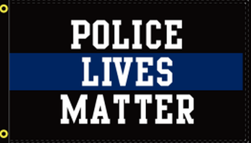 Police Lives Matter 3'X5' Flag Rough Tex® 68D Nylon
