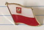 Polska Cloisonne Hat & Lapel Pin