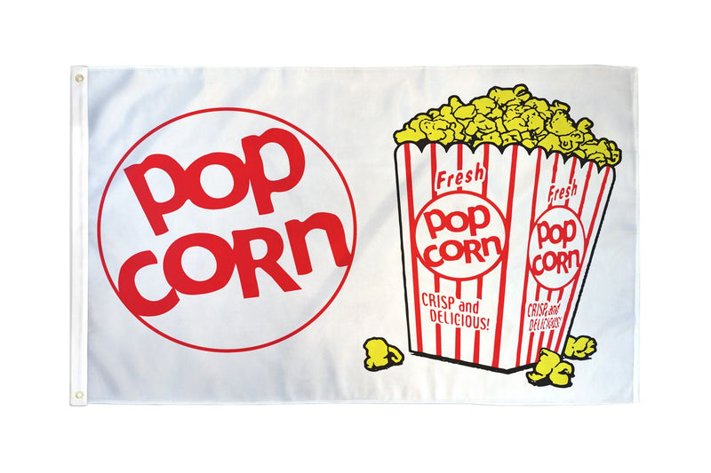 Popcorn 3'X5' Flag Rough Tex® 100D