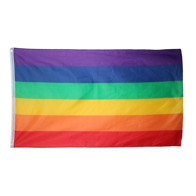 Rainbow Pride Flag 2x3ft Poly