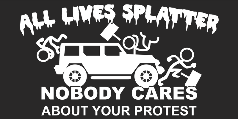 All Lives Spatter - Bumper Sticker