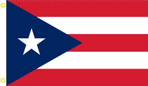 Puerto Rico Dark Blue 4'X6' Flag Rough Tex® 68D