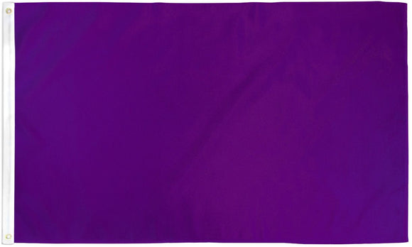 Purple 3'X5' Flag Rough Tex® 100D