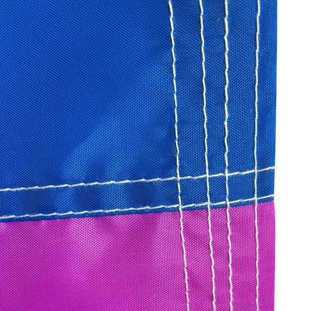 Rainbow Pride Embroidered 3'X5' Nylon Flag