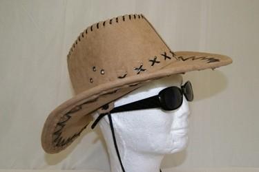 LEATHER RANCHERO HAT