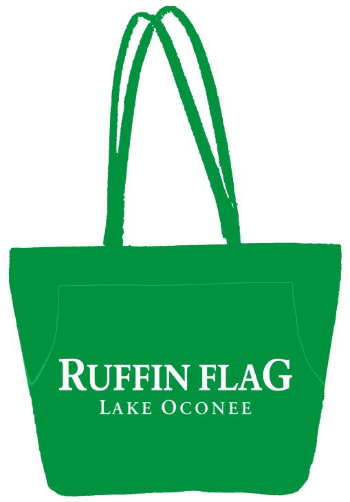 Ruffin Flag Lake Oconee Beach Bag