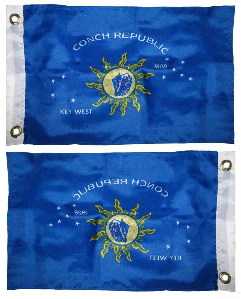 Conch Republic 12"X18" Inch Flag Rough Tex® Polyester W/ Grommets