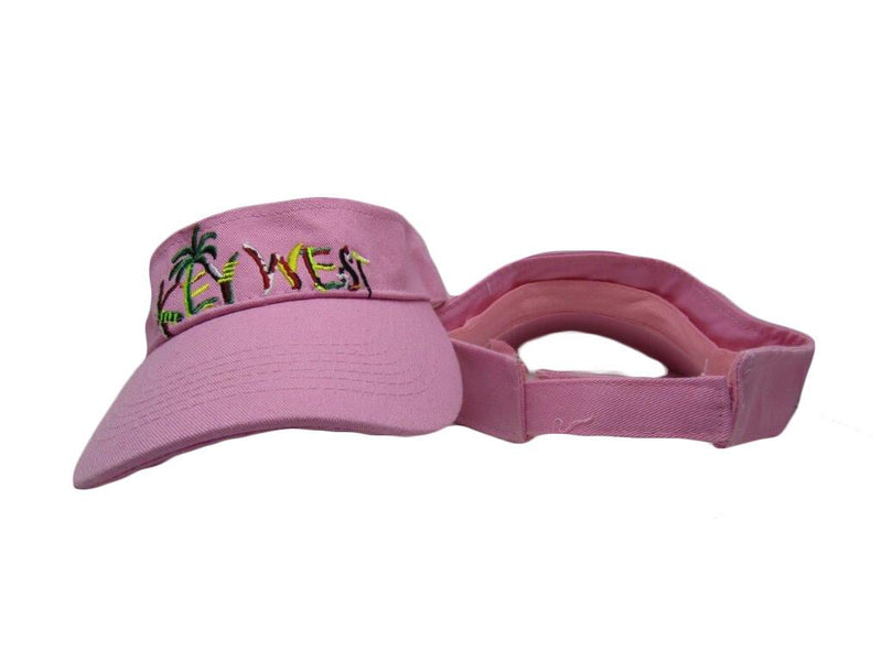 Key West Light Pink With Palm Trees- Visor