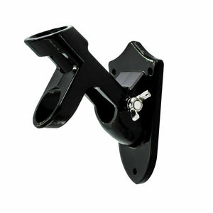 Two Position 1" Inch Flag Pole Bracket Cast Aluminum Black