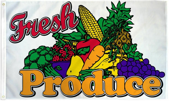 Fresh Produce 3'X5' Flag Rough Tex® 100D