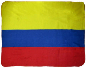 Colombia Flag Deluxe Polar Fleece Blanket