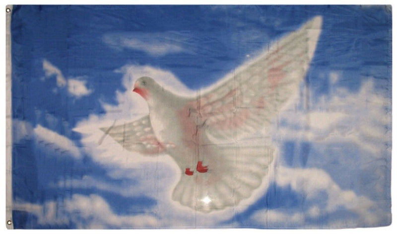 Dove Of Peace Sky 3'X5' Flag Rough Tex®