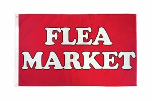 Flea Market 2'X3' Double Sided Flag Rough Tex® 100D