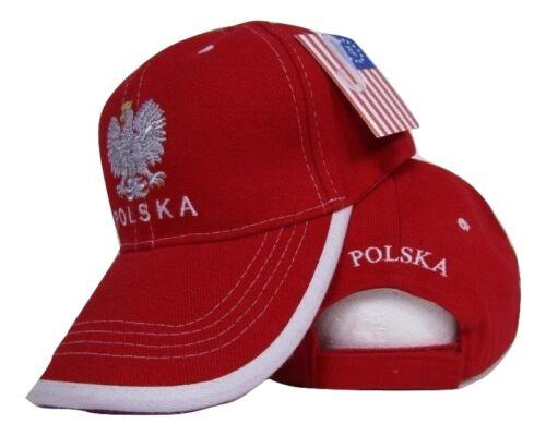 Old Poland With Eagle Red White Trim Cap
