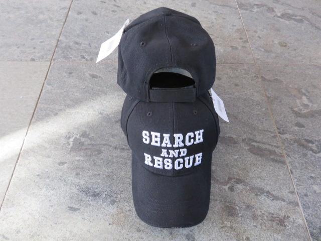 SEARCH AND RESCUE BLACK CAP / HAT
