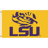 LSU TIGERS® Premium Applique Two-Sided Flag Flag 3x5