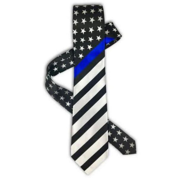 US POLICE MEMORIAL TIE